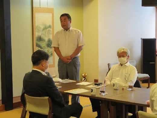 横田支部長　ごあいさつ