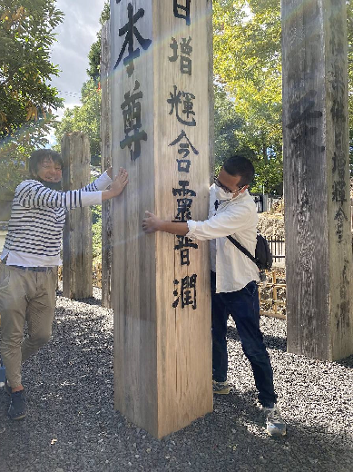 善光寺にて撮影