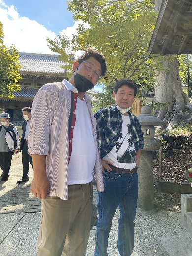 善光寺にて撮影