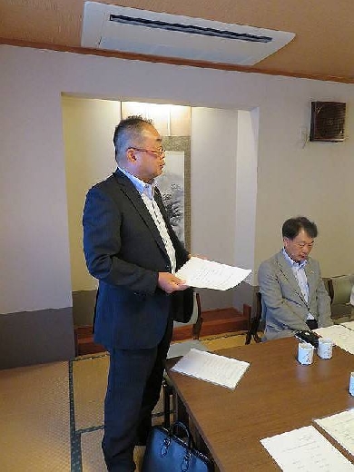 横田支部長ごあいさつ