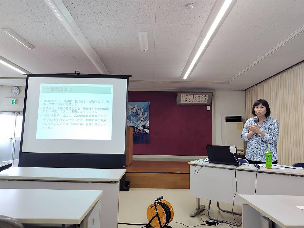 講義の様子　西村先生